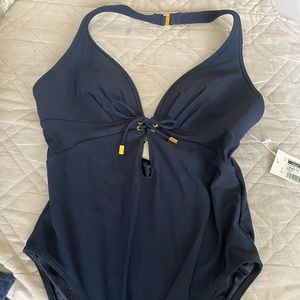 Michael Kors Black Bathing Suit NEW NWT Size 12